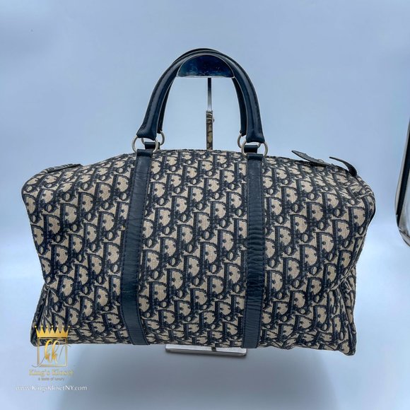 CHRISTIAN DIOR TROTTER BOSTON BAG/ TRAVEL BAG - Picture 1 of 8
